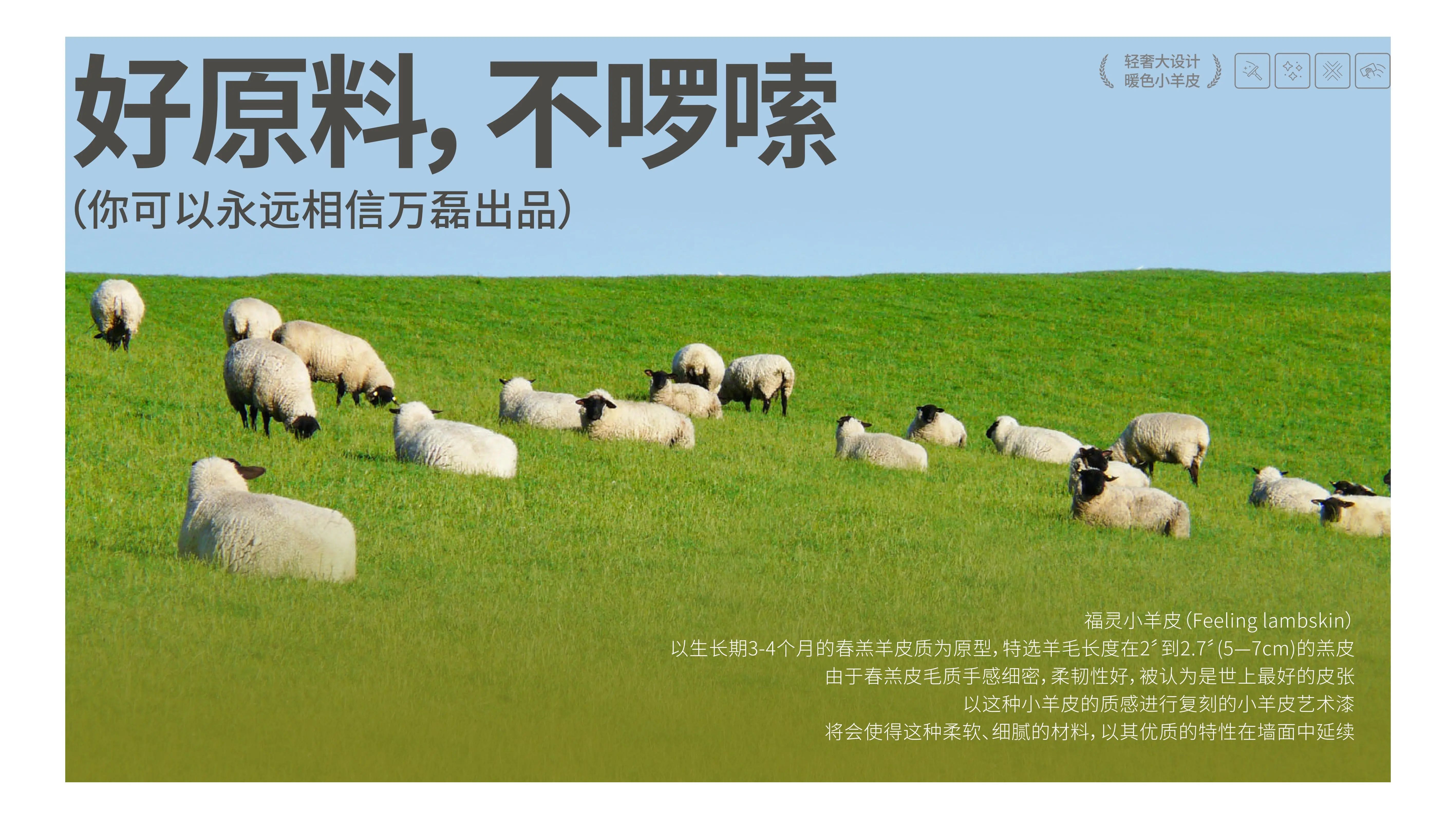 萬(wàn)磊福靈小羊皮來(lái)啦！多樣的表面質(zhì)感等您來(lái)解鎖~